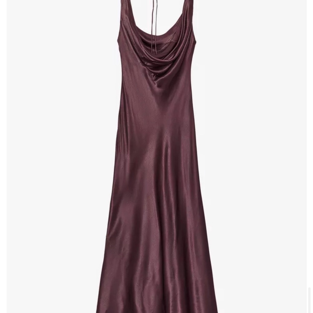 ZW COLLECTION SATIN LONG DRESS - Picture 7 of 8